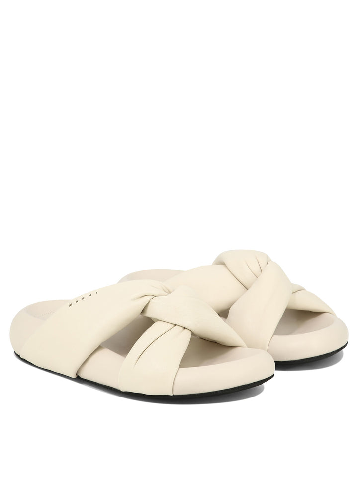 Bubble Sandals White