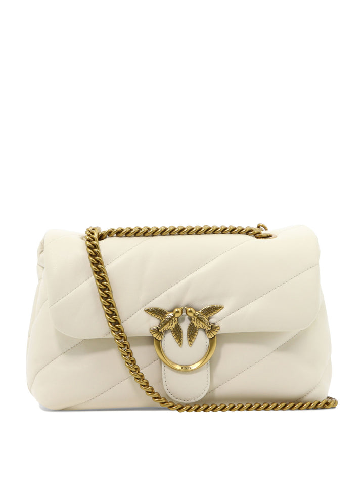 Love Classic Puff Shoulder Bags White