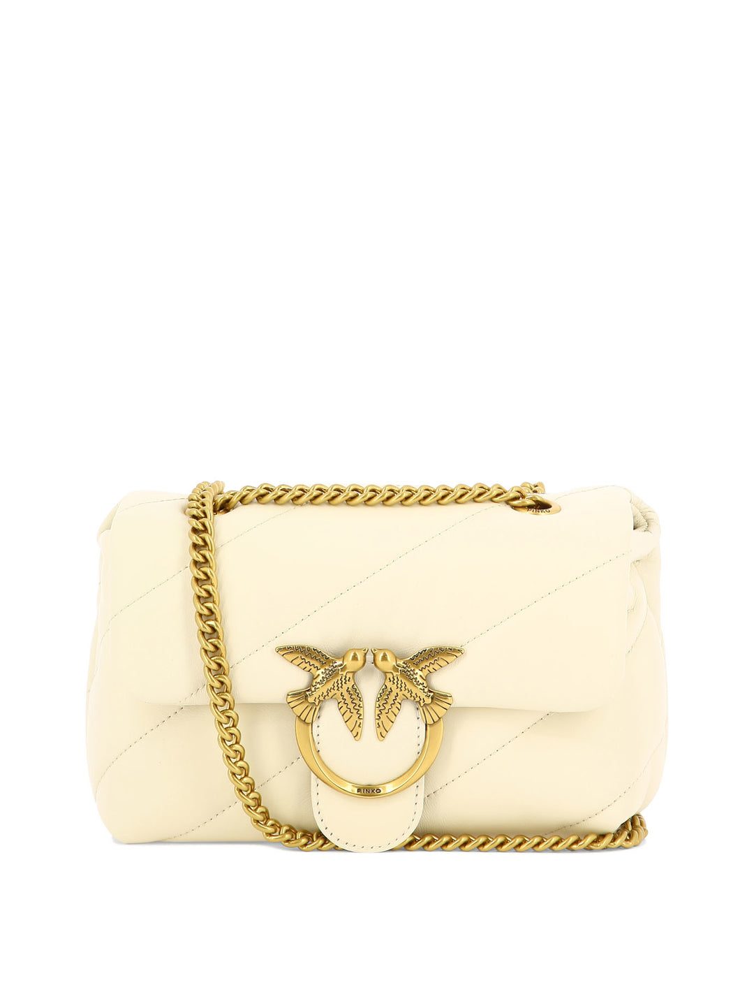 Love Mini Puff Shoulder Bags White