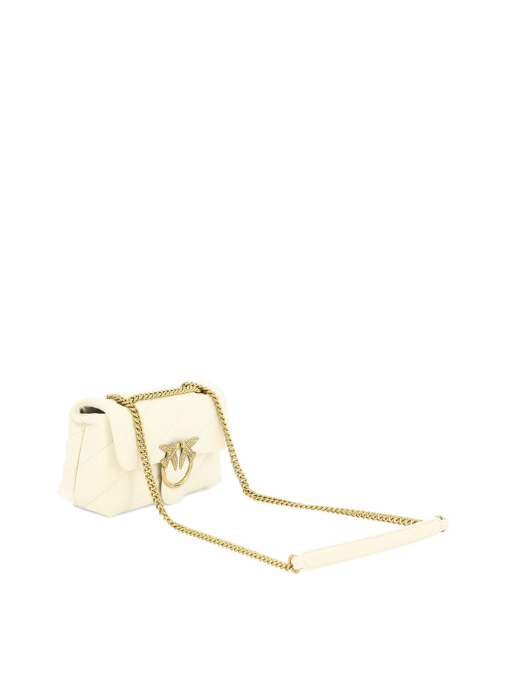 Love Mini Puff Shoulder Bags White