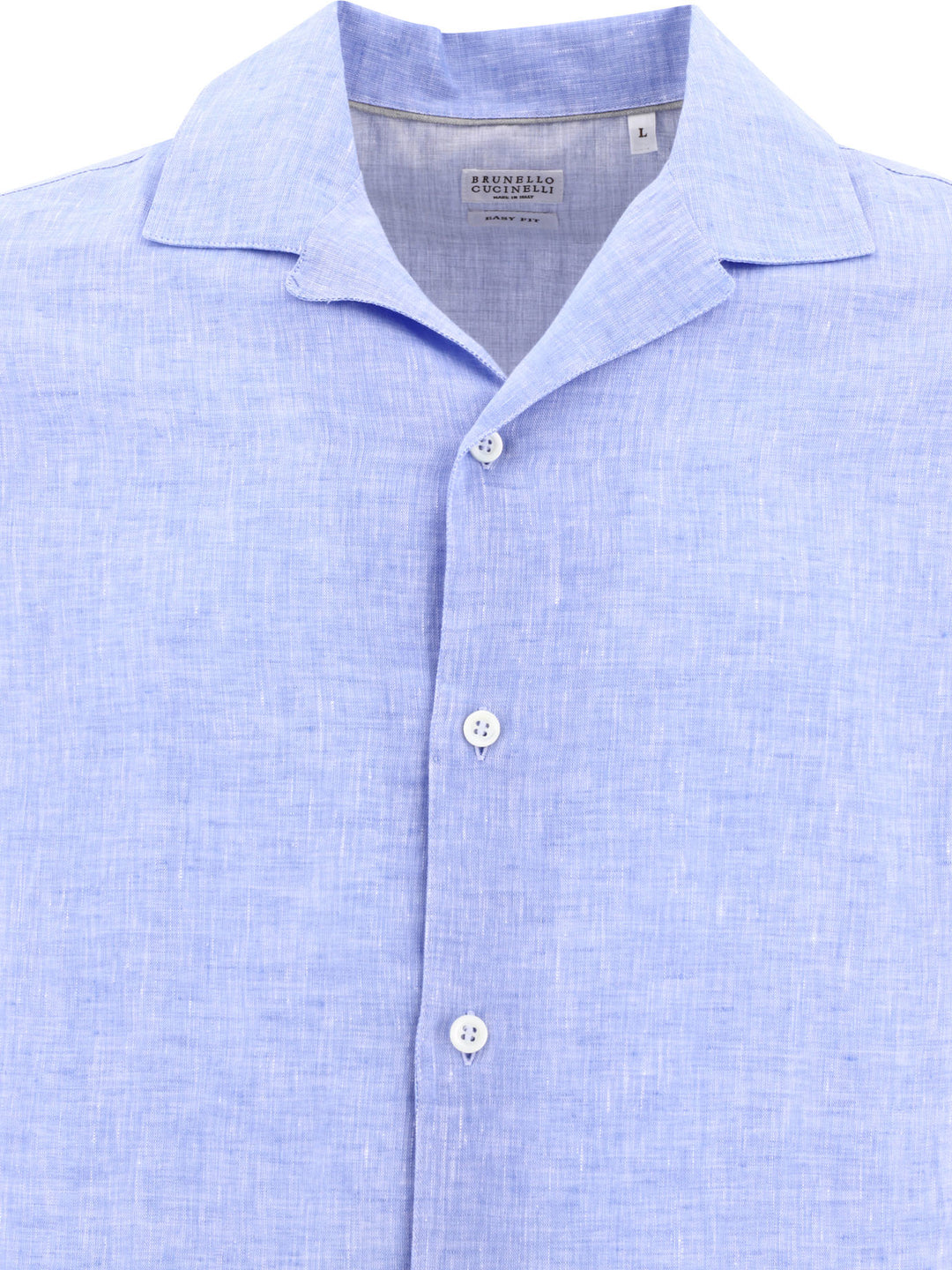 Chambray Linen Shirt Shirts Light Blue