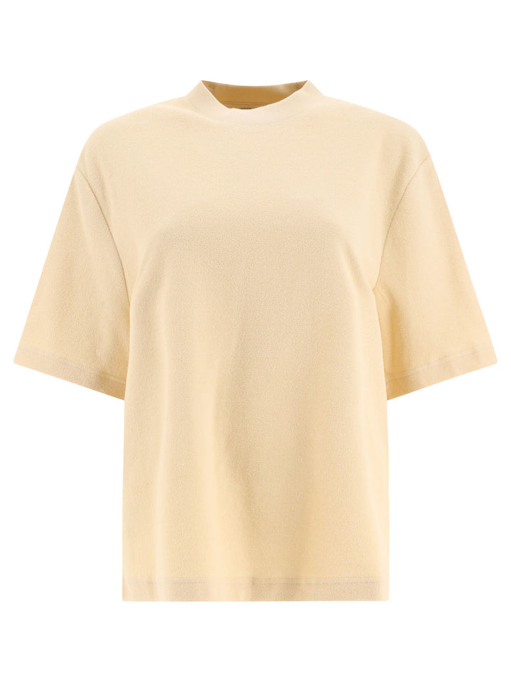 Cotton Towelling T-Shirt T-Shirts Beige