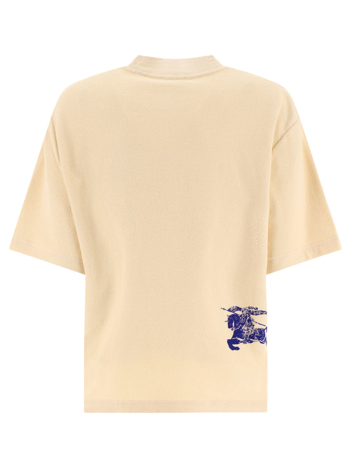 Cotton Towelling T-Shirt T-Shirts Beige