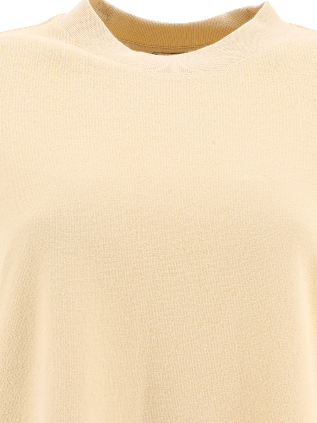 Cotton Towelling T-Shirt T-Shirts Beige