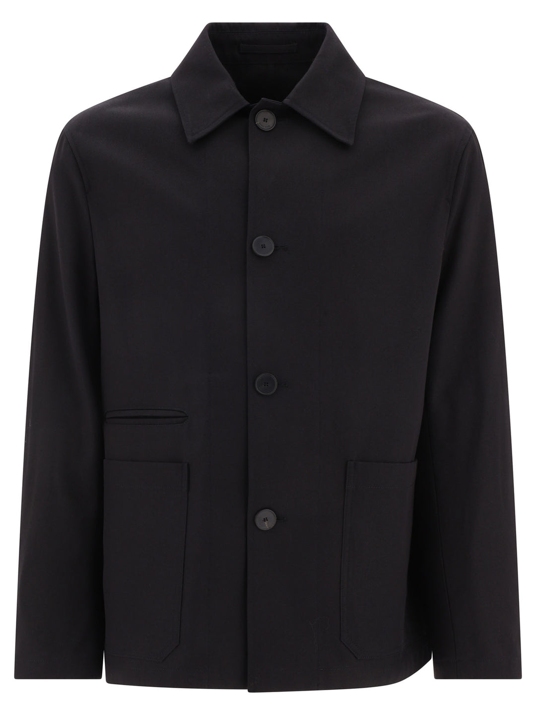 Cocoon Overshirt Jackets Black