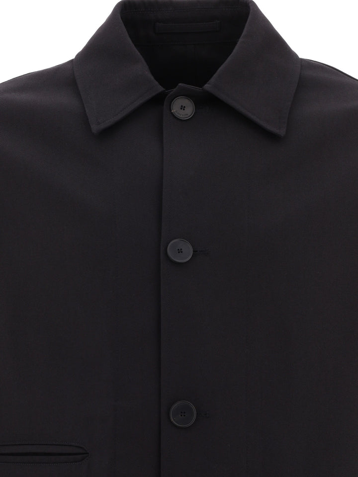 Cocoon Overshirt Jackets Black