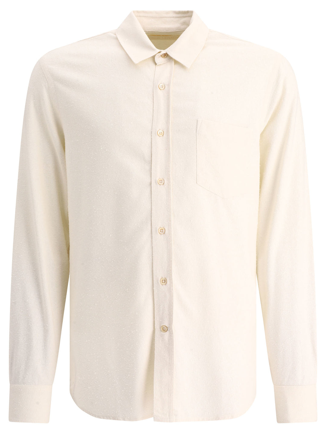 Raw Silk Classic Shirt Shirts White