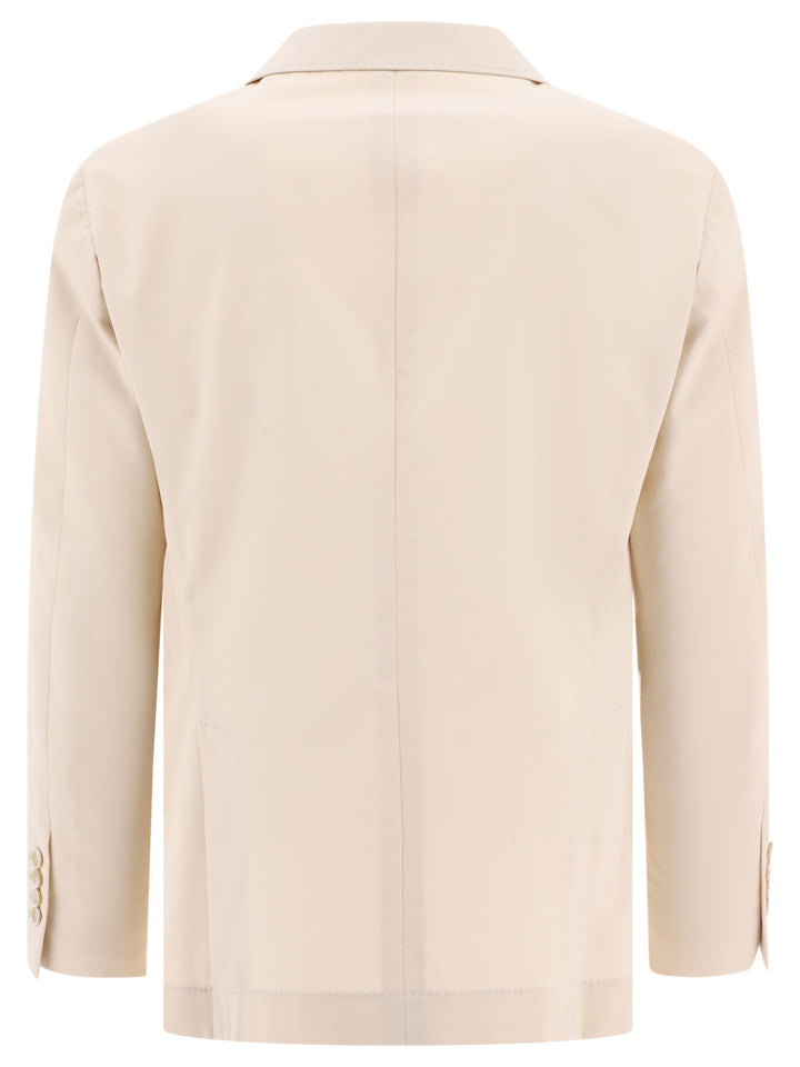 Deconstructed Blazer Jackets Beige