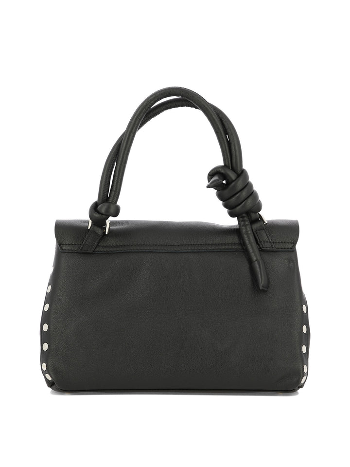 Postina Piuma Knot S Handbags Black