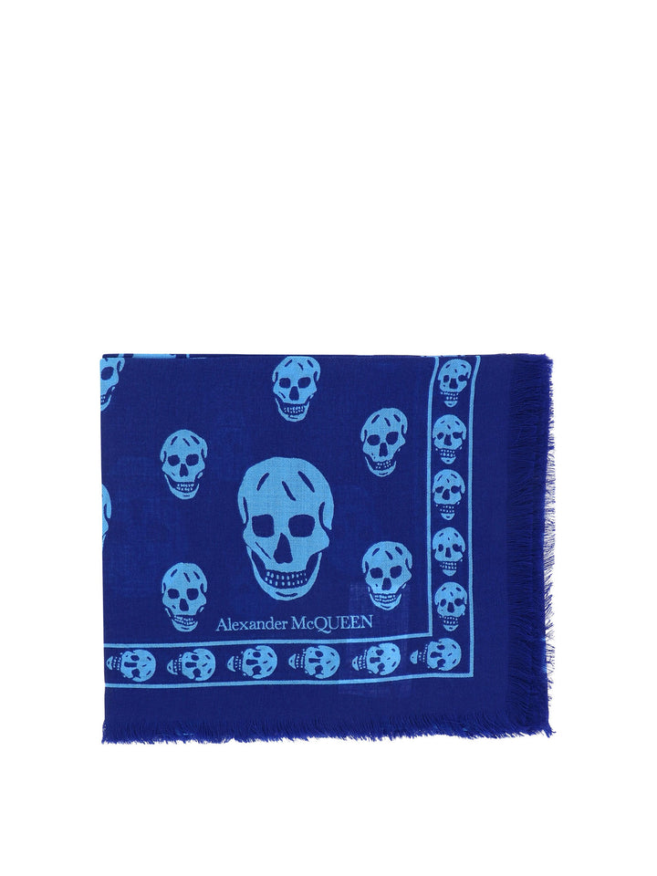 Skull Scarves Blue