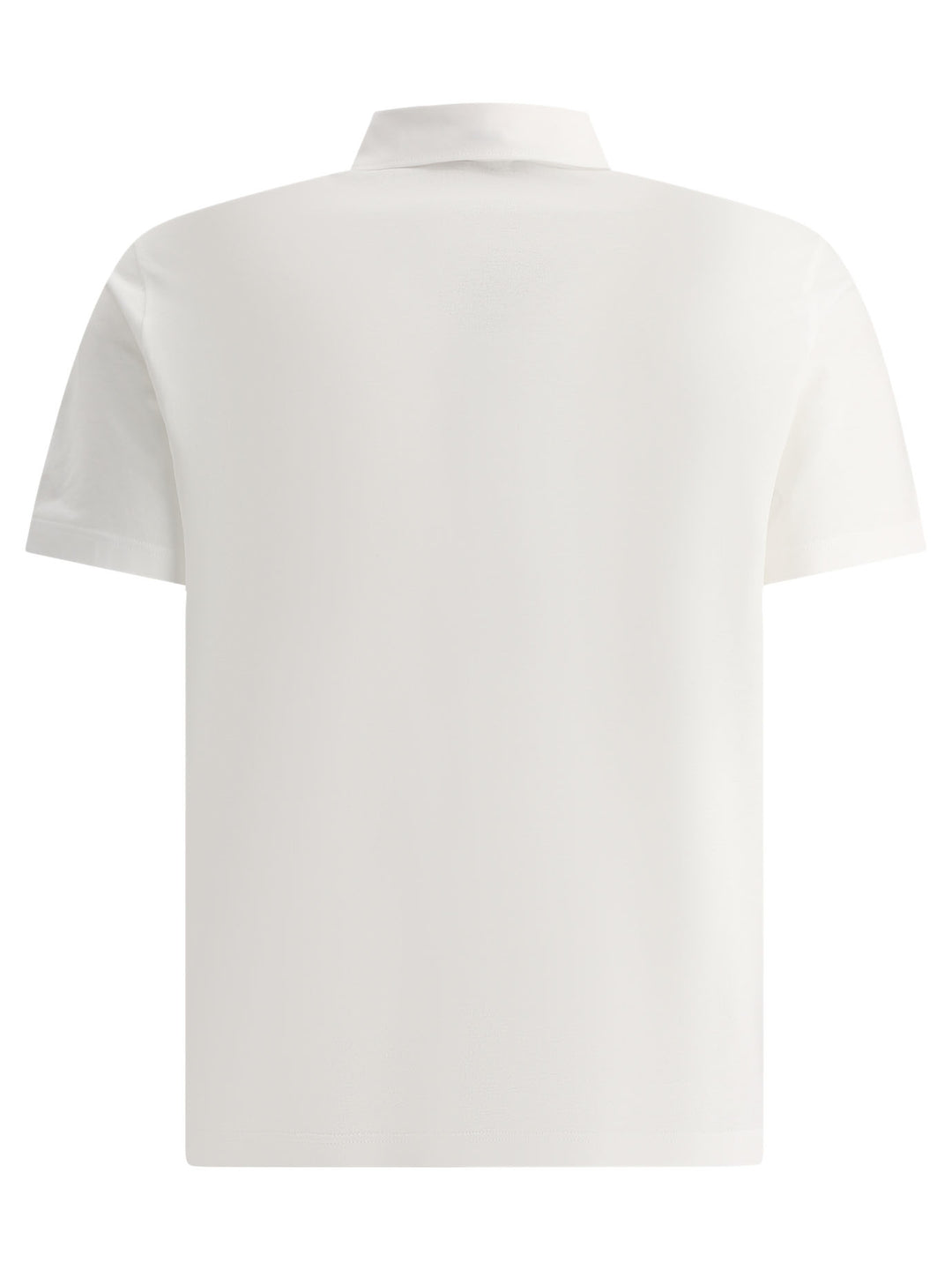 CrêPe Jersey Polo Shirt Polo Shirts White