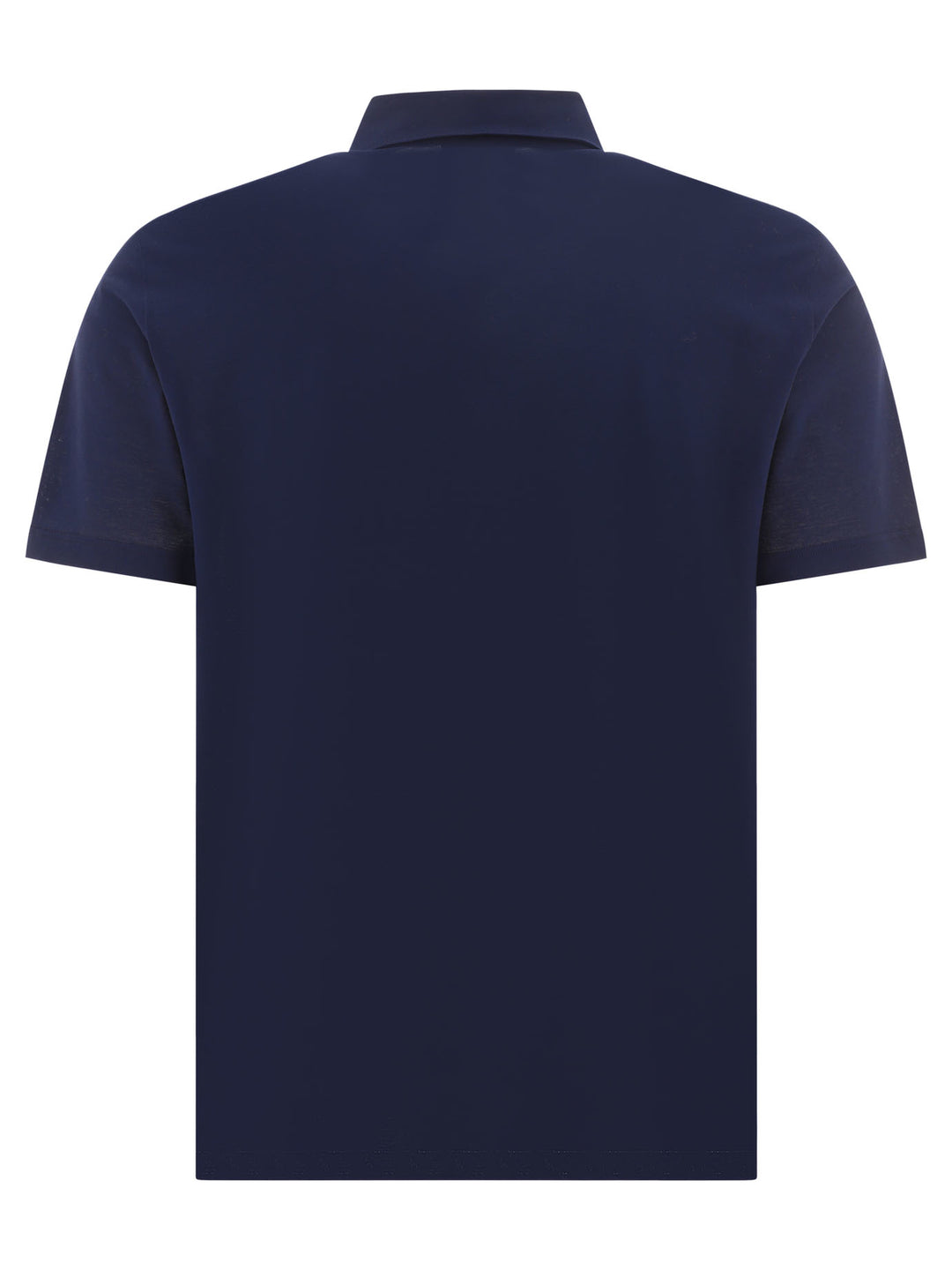 CrêPe Jersey Polo Shirt Polo Shirts Blue