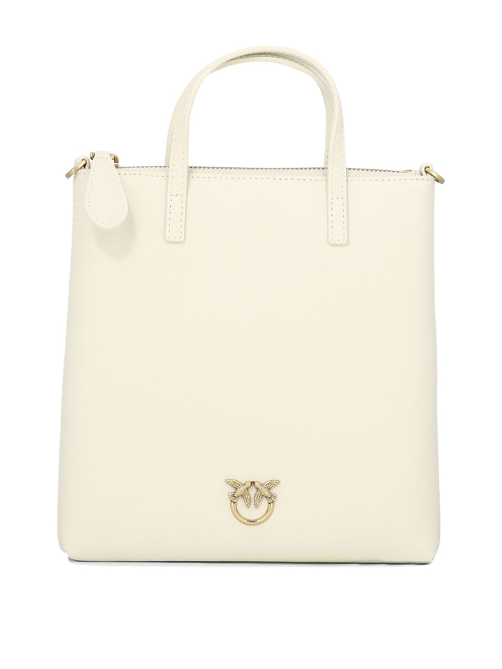 Mini Shopper Handbags White