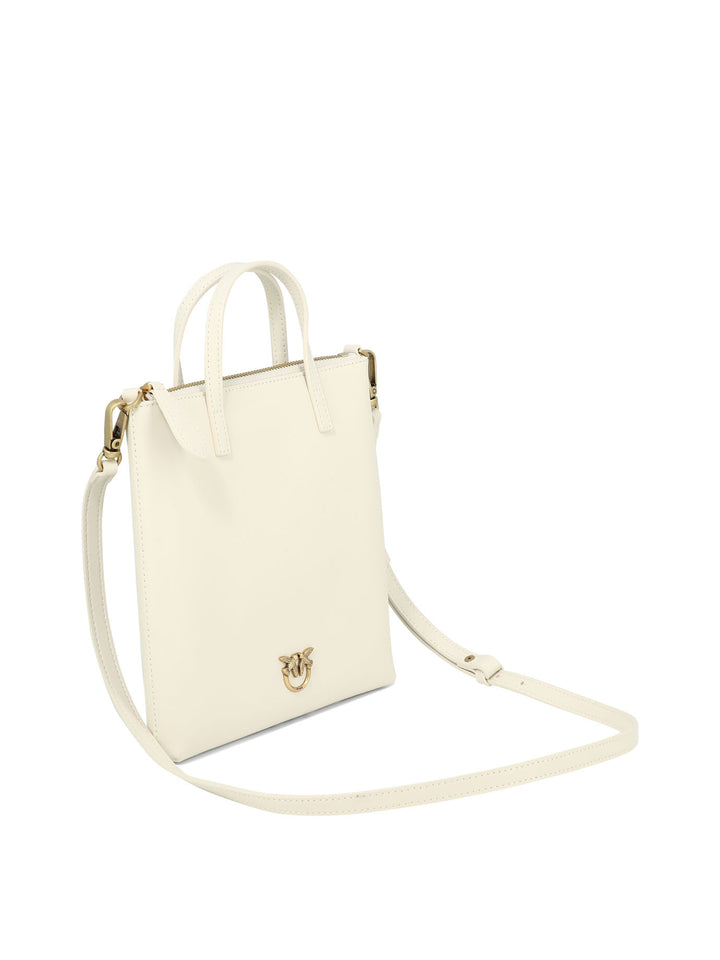 Mini Shopper Handbags White