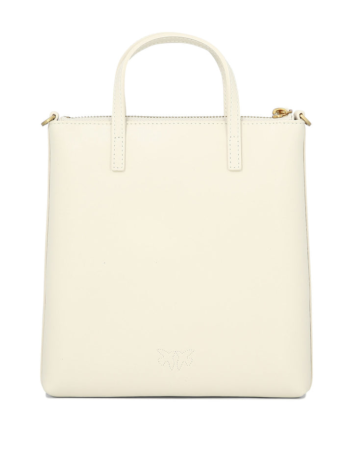 Mini Shopper Handbags White