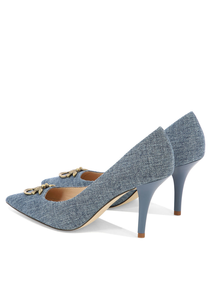 Lucy Heeled Shoes Light Blue