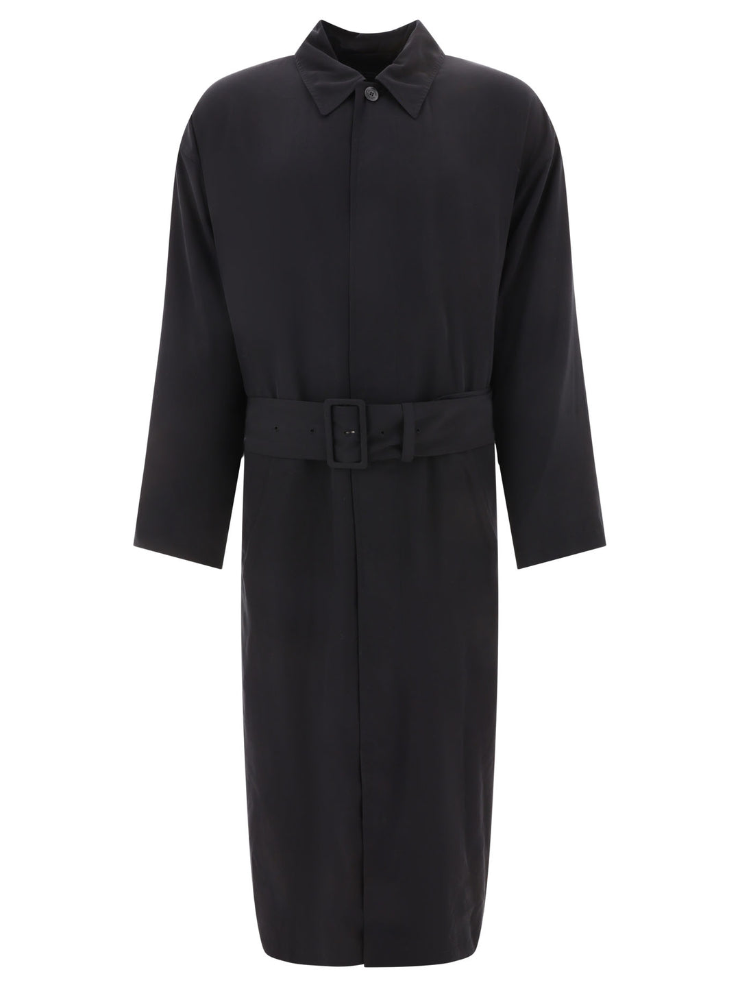 Belted Trench Coat Coats Black