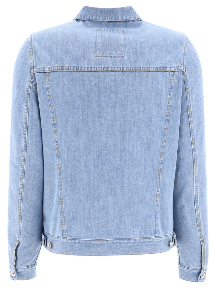 Lightweight Denim Four-Pocket Jacket Jackets Light Blue