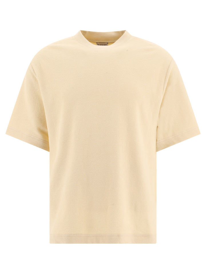 Cotton Towelling T-Shirt T-Shirts Beige