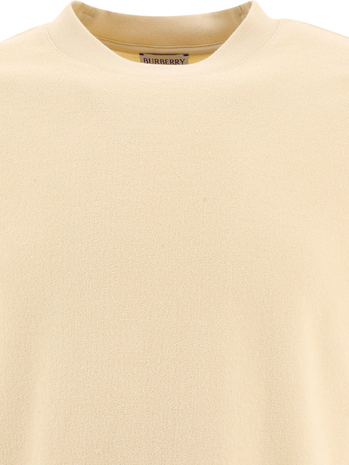 Cotton Towelling T-Shirt T-Shirts Beige