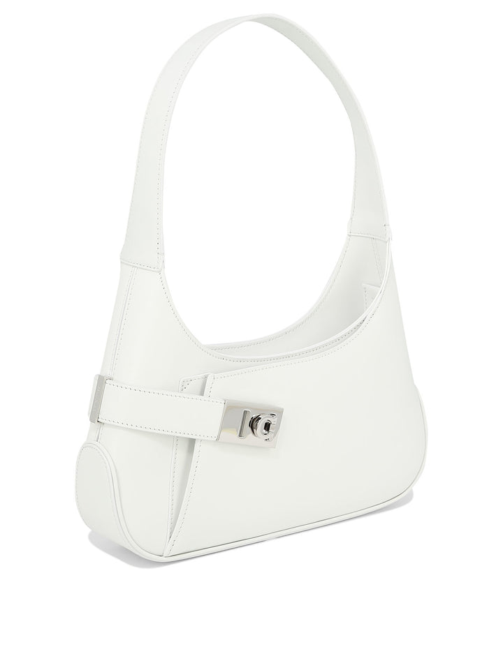 Hobo Shoulder Bag Shoulder Bags White