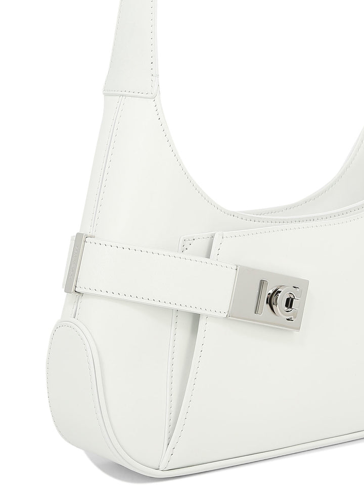 Hobo Shoulder Bag Shoulder Bags White