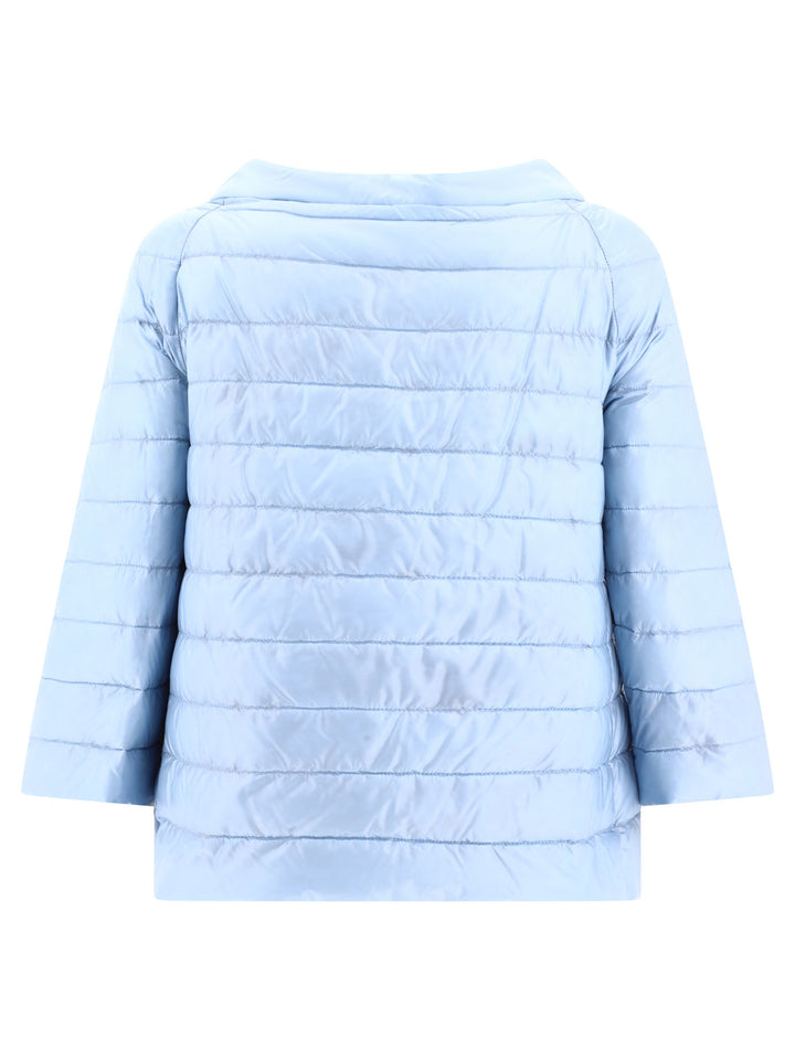 Quilted Reversible Down Jacket Jackets Light Blue