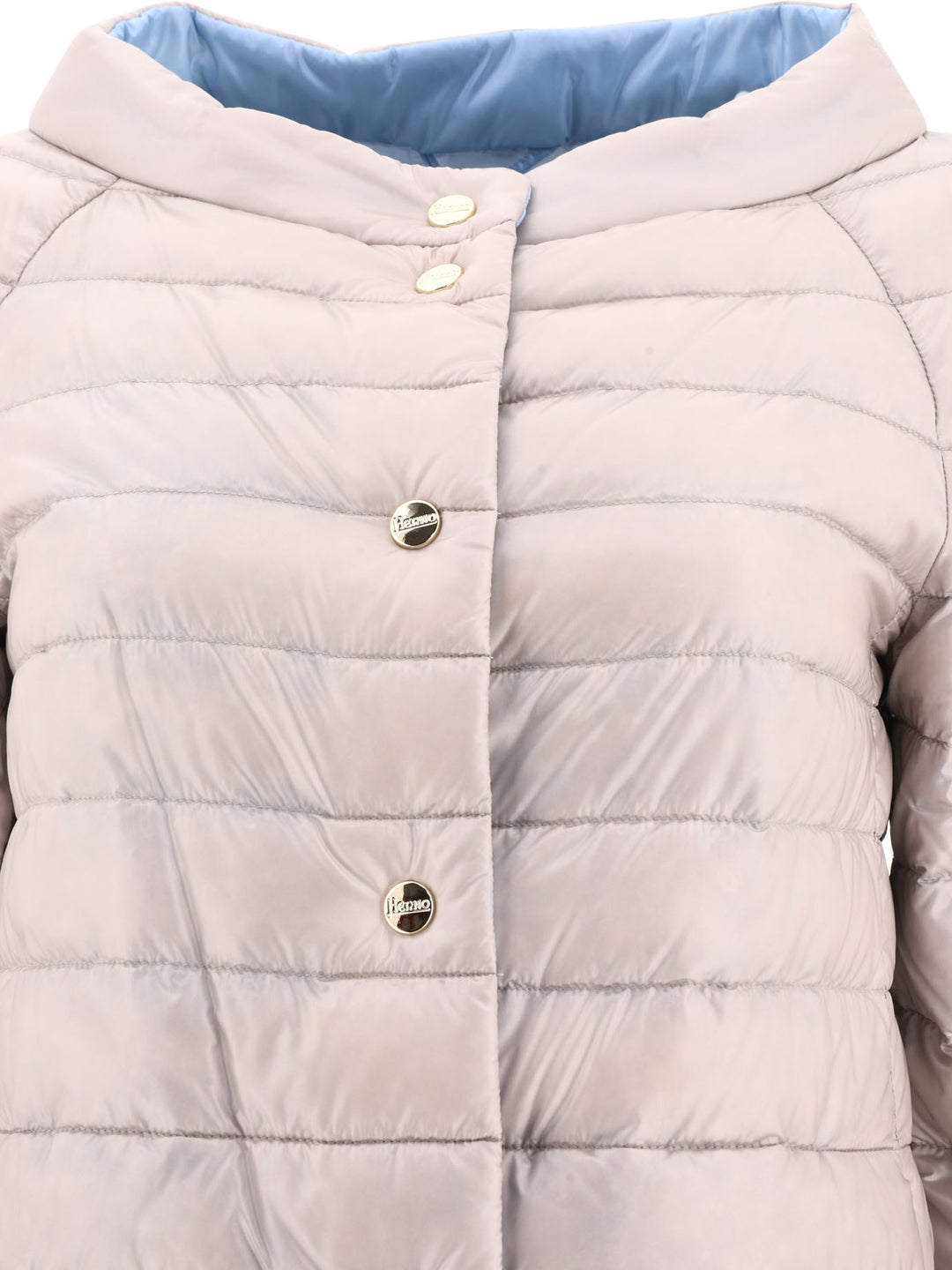 Quilted Reversible Down Jacket Jackets Grey