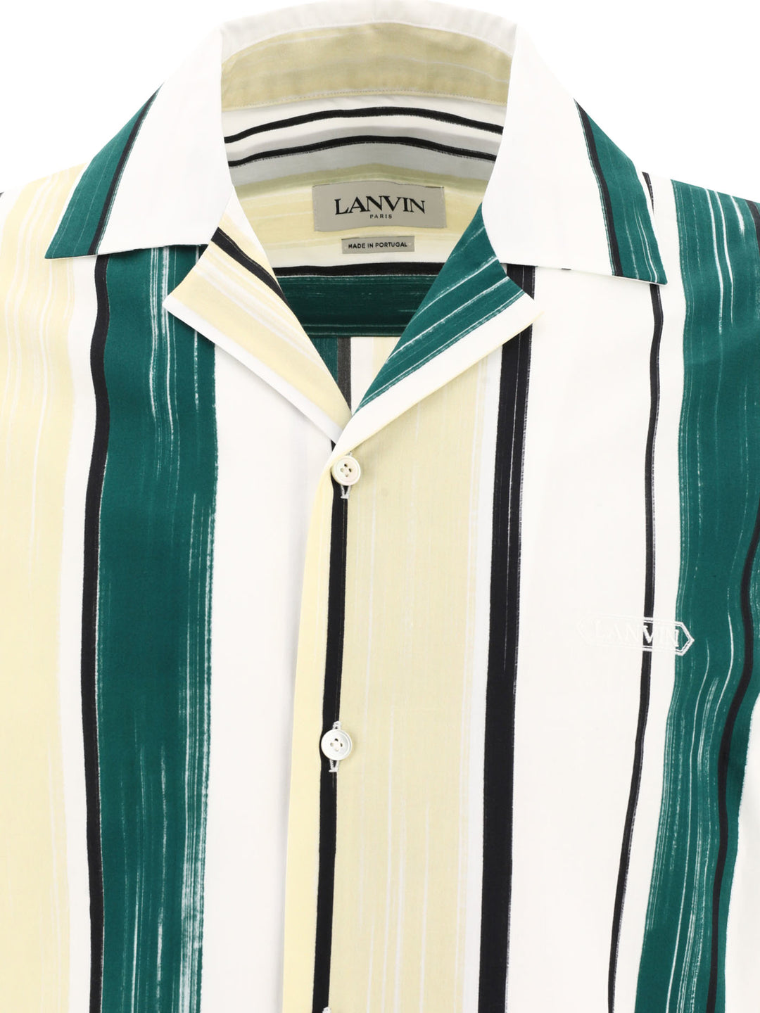 Shirt With Striped Pattern Shirts Green