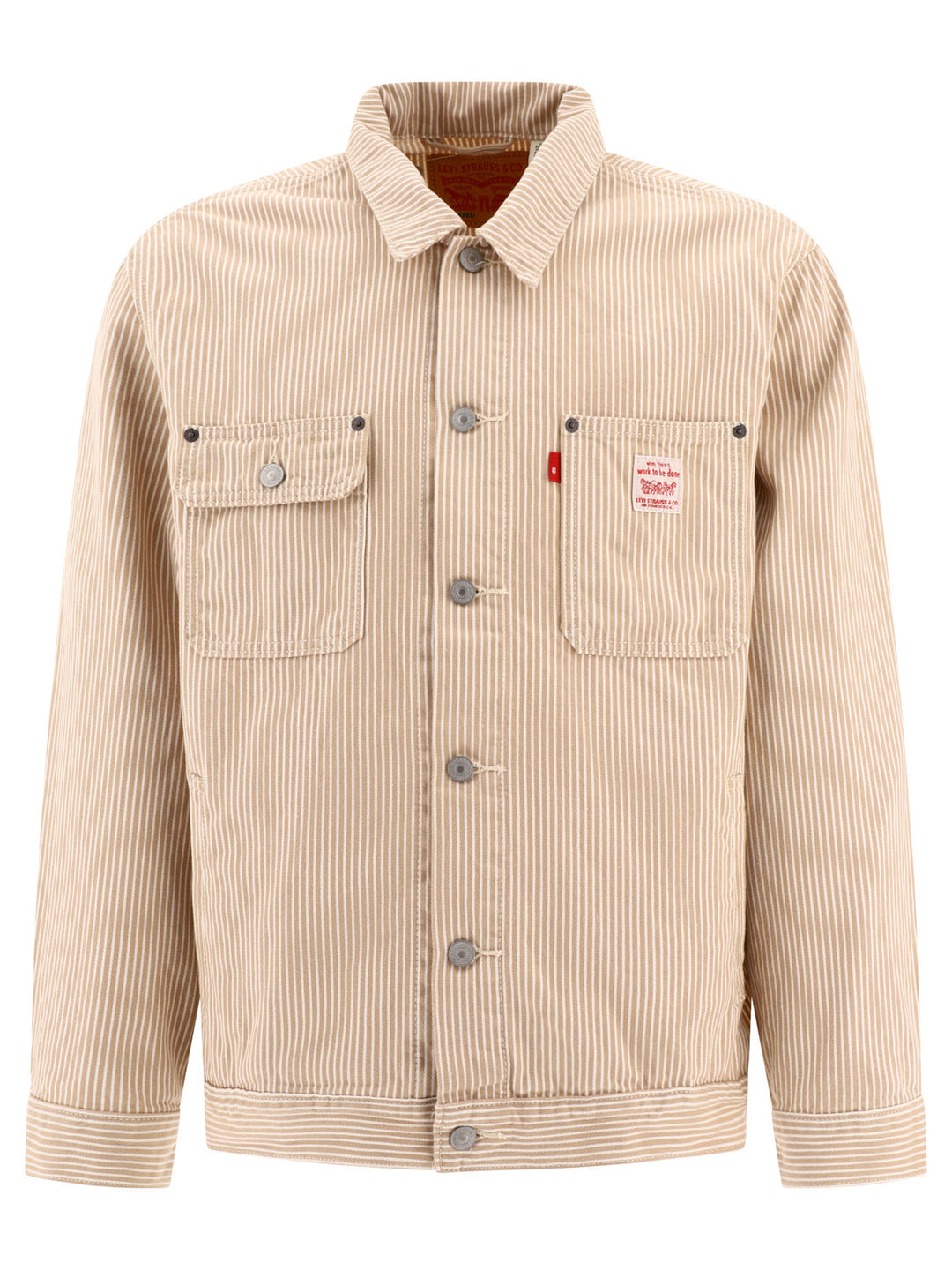 Sunrise Trucker Jacket Jackets Beige