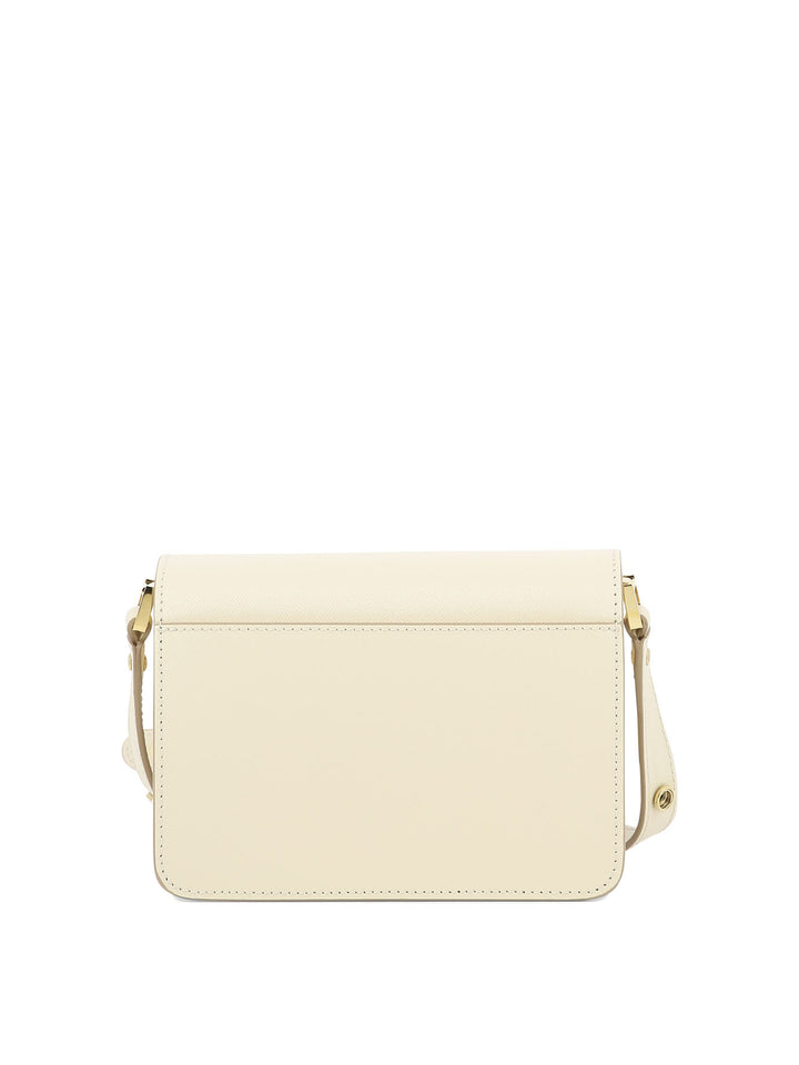 Trunk Mini Shoulder Bags Beige