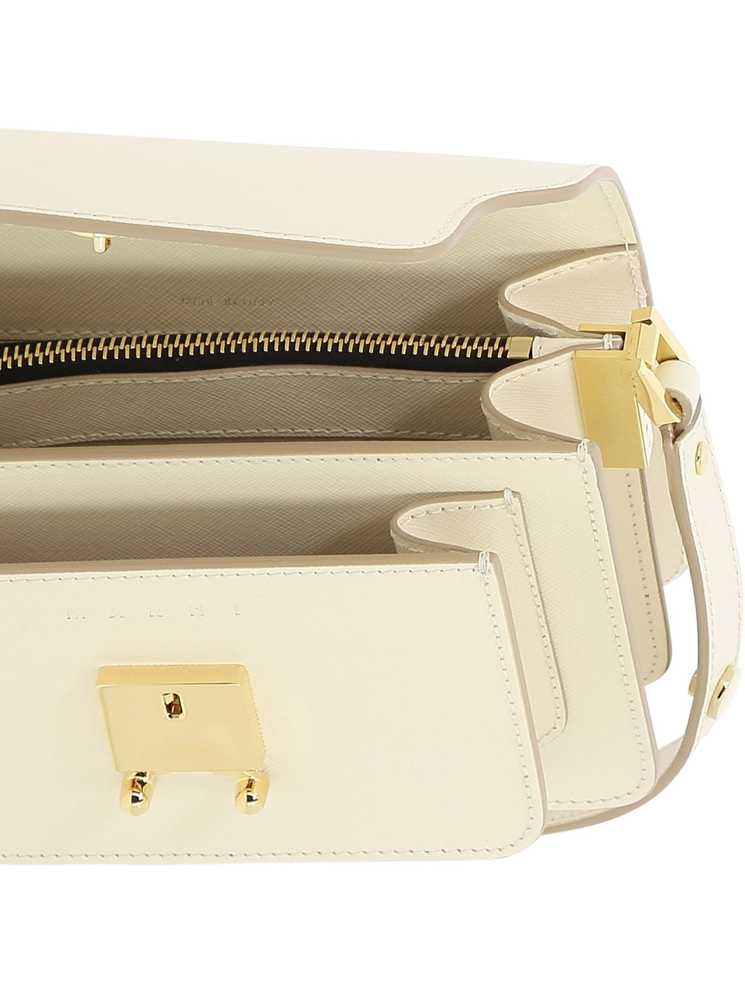 Trunk Mini Shoulder Bags Beige