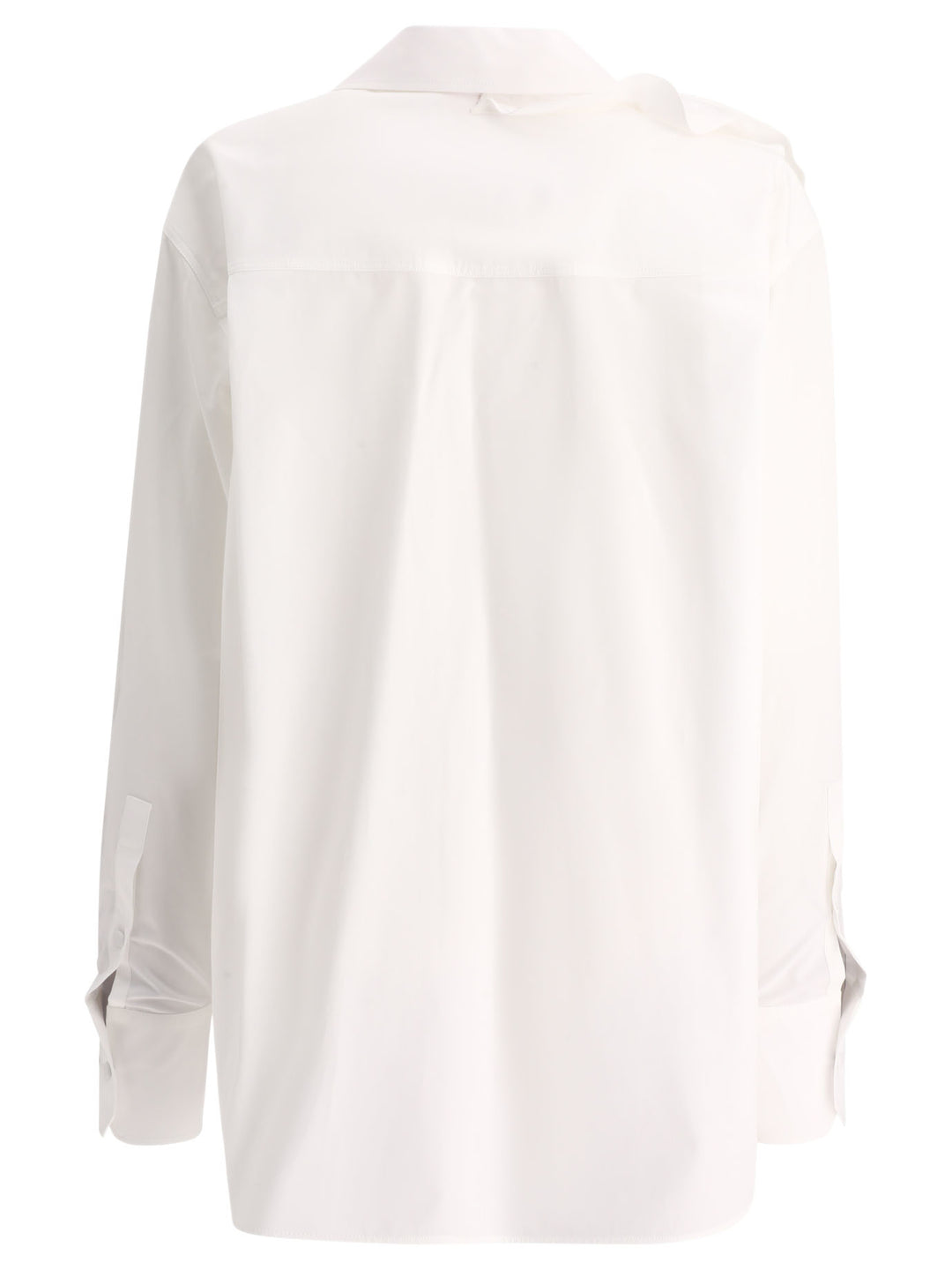 Cotton Popeline Shirt Shirts White