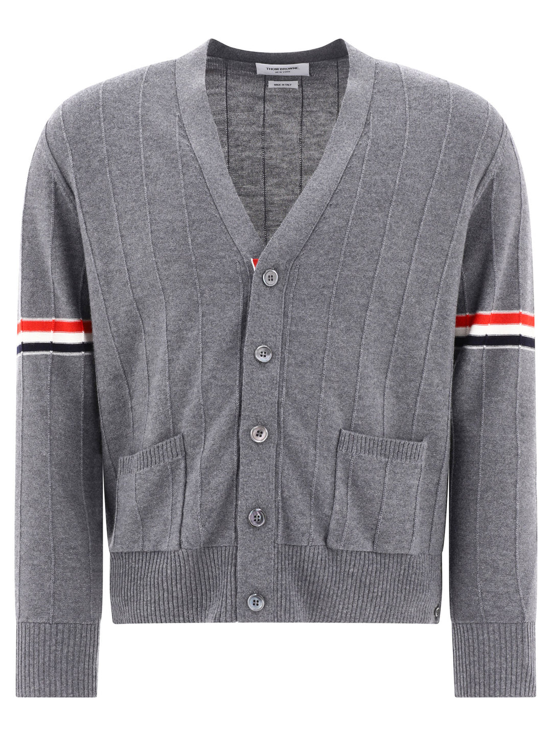 Rwb Cardigan Knitwear Grey