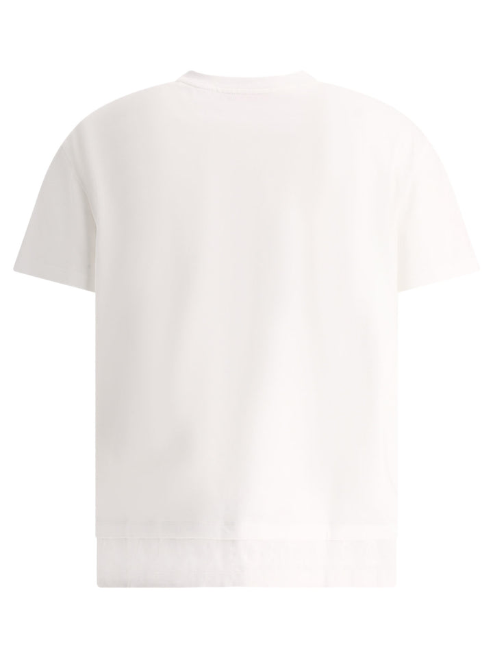 T-Shirt With Toile Iconographe Detail T-Shirts White