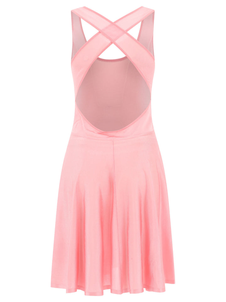 Flared Dress Dresses Pink