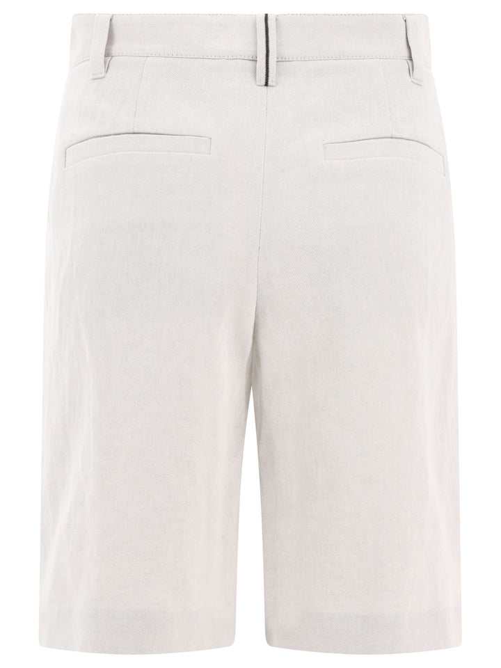 Gabardine Bermuda S Short White