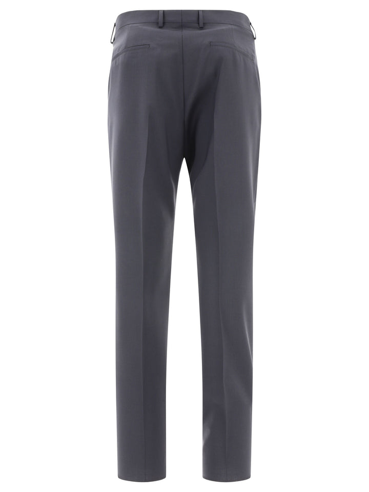 Wool Tailored Trousers Grey