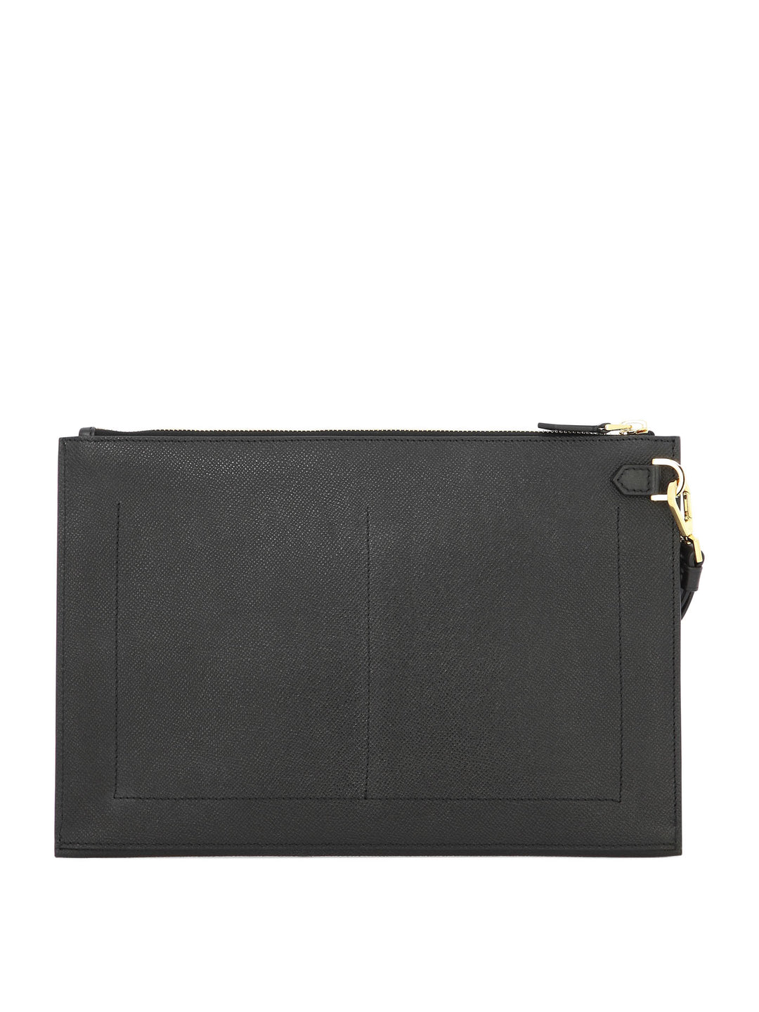 Logo Clutch Pouch Black