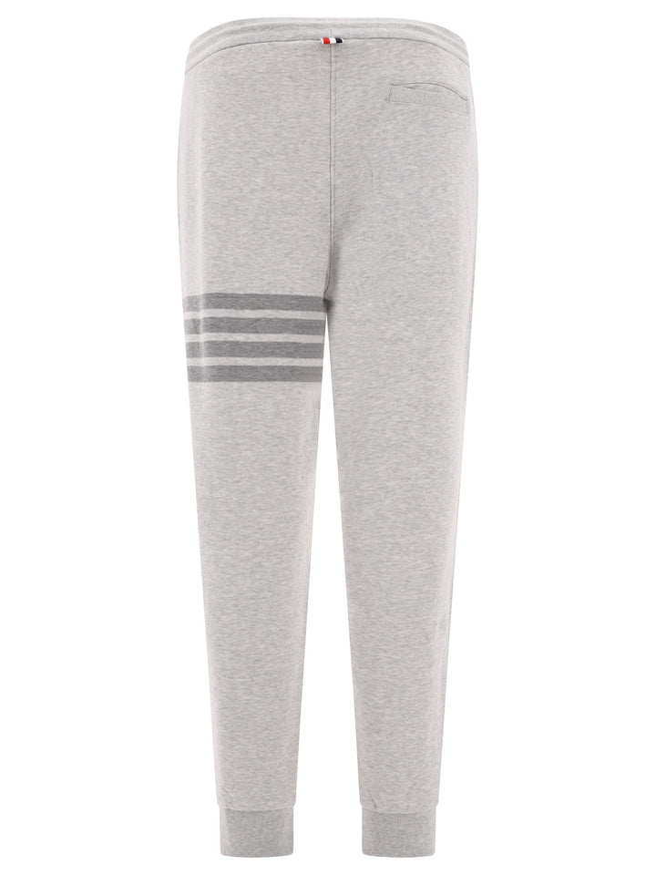 Joggers With 4-Bar Detail Trousers Grey