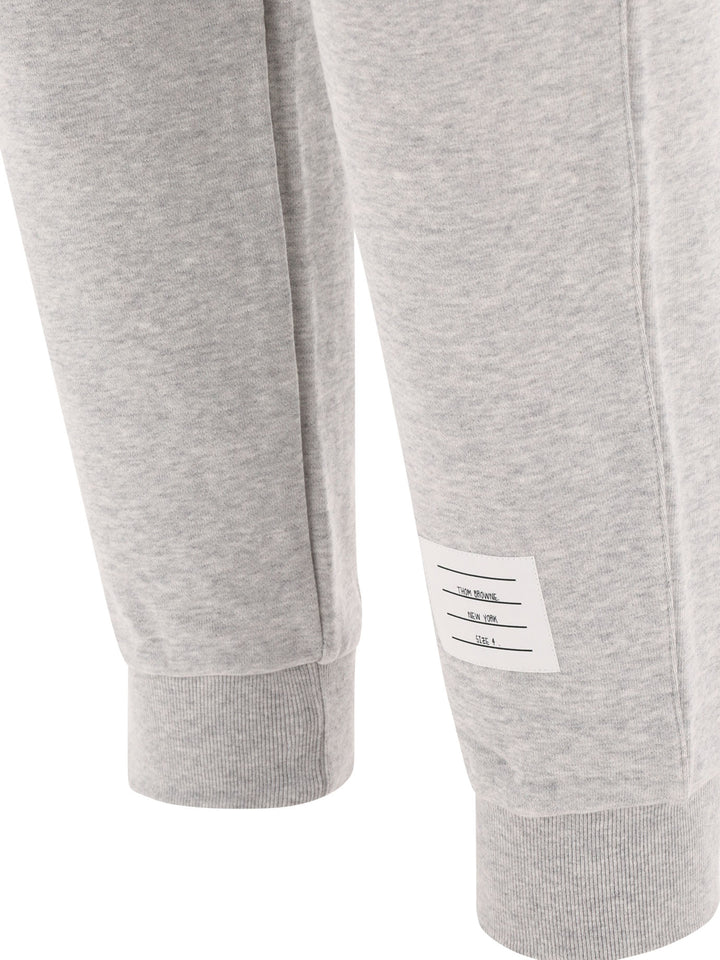 Joggers With 4-Bar Detail Trousers Grey