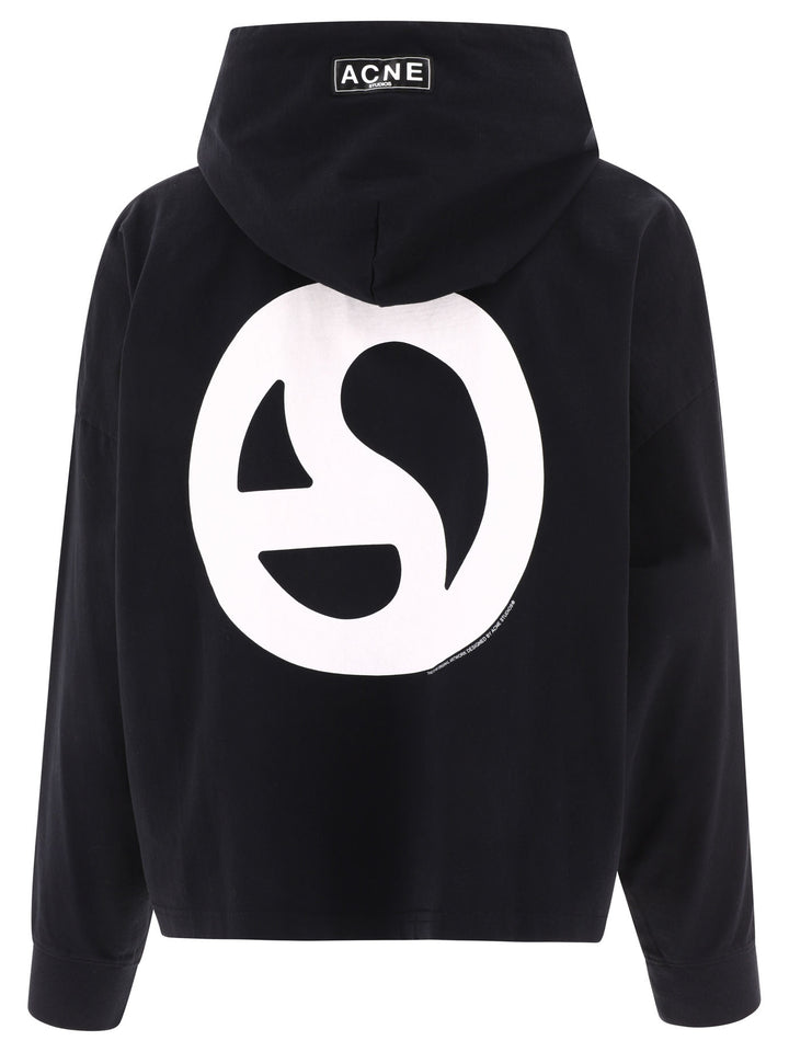 Logo Hoodie Sweatshirts Black