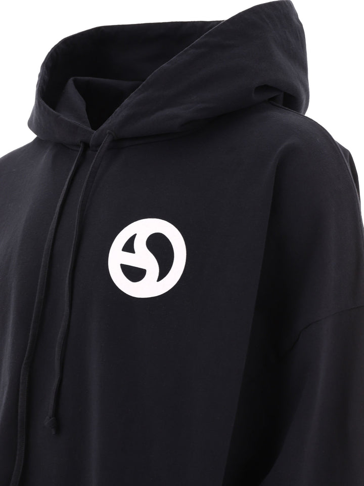 Logo Hoodie Sweatshirts Black