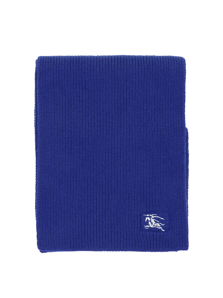 Ribbed Cashmere Scarf Scarves Blue