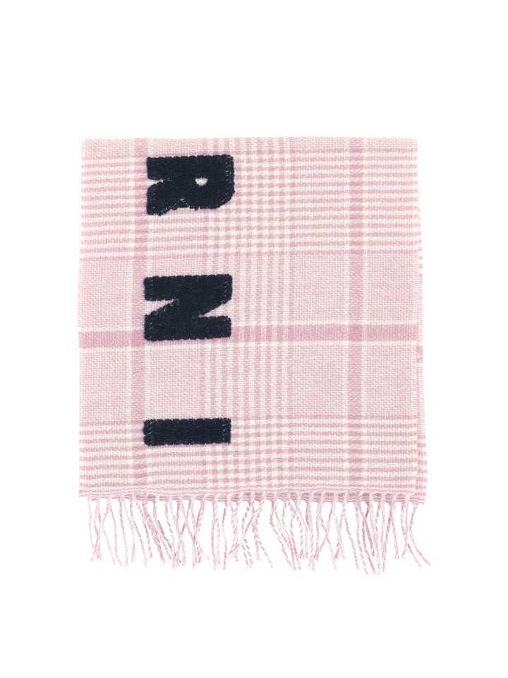 Prince Of Wales Scarf Scarves Pink