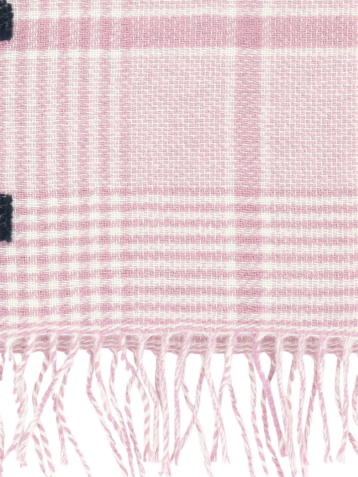 Prince Of Wales Scarf Scarves Pink