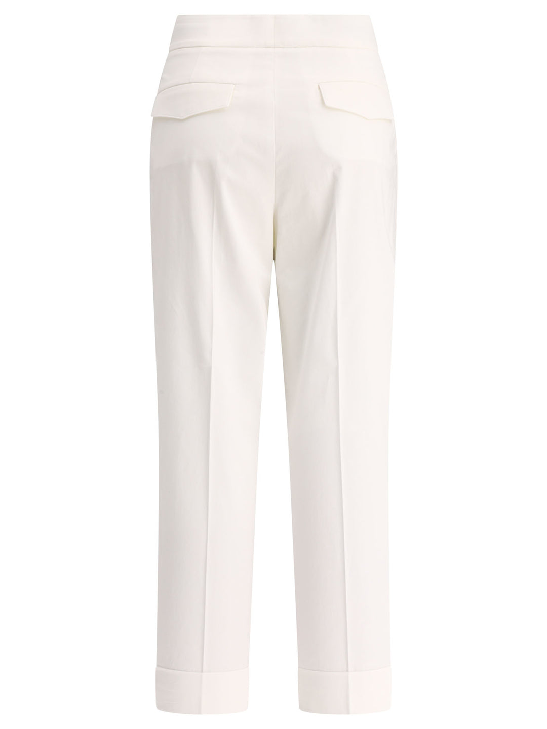 Turned-Up Trousers White