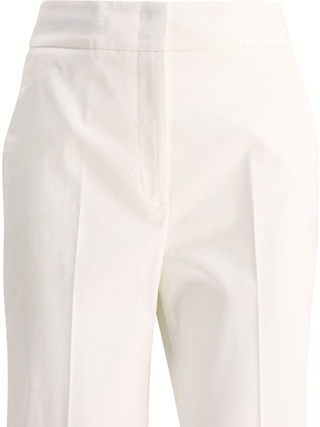 Turned-Up Trousers White