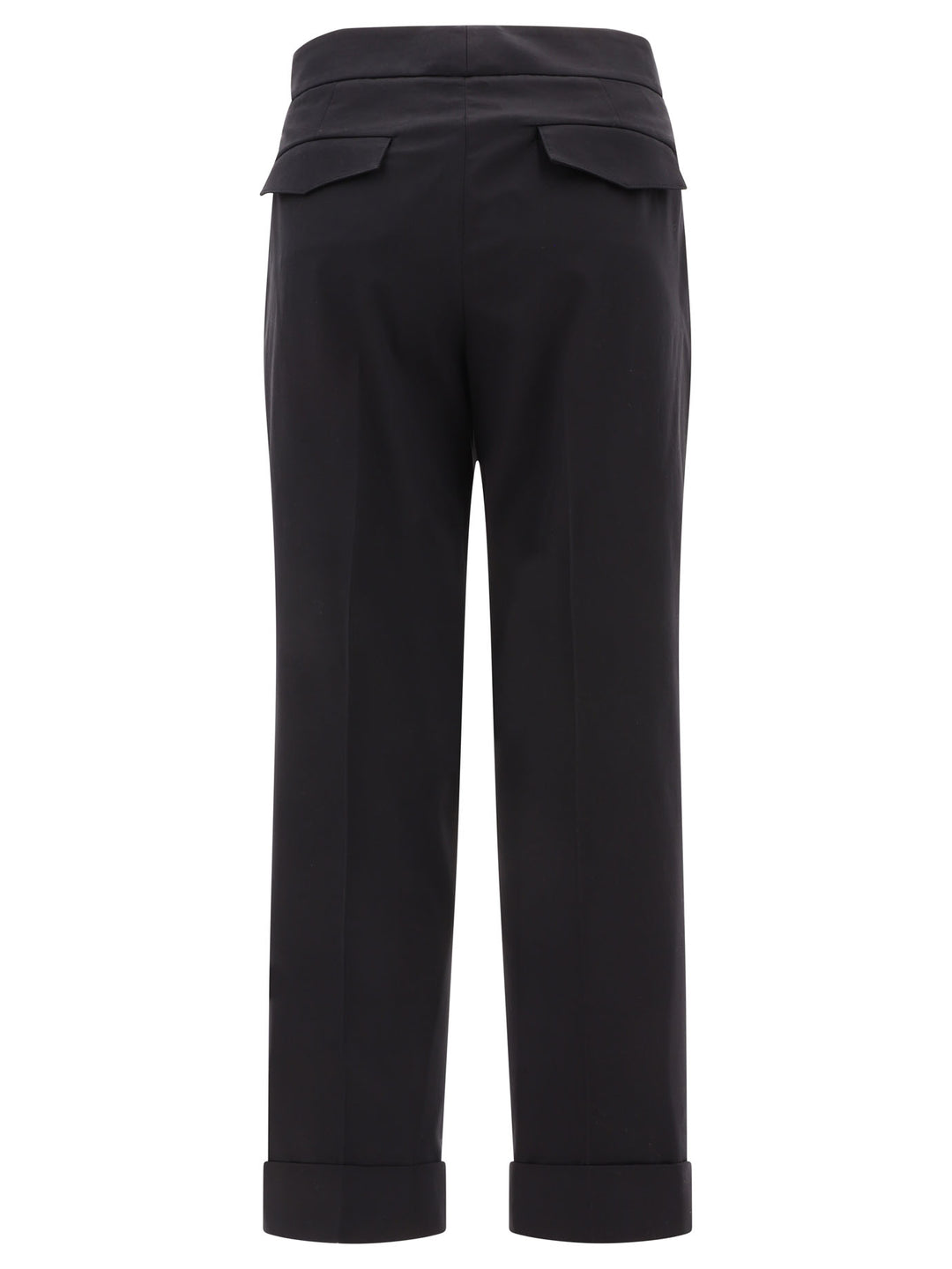 Turned-Up Trousers Black