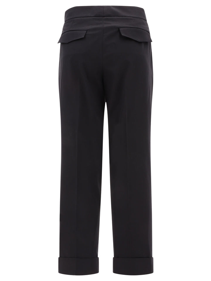 Turned-Up Trousers Black